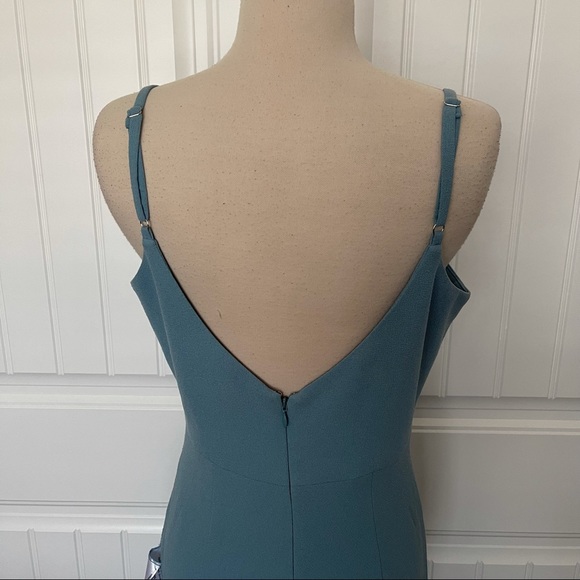 Dress the Population Jodi Gown in Sea Breeze - Picture 7 of 11